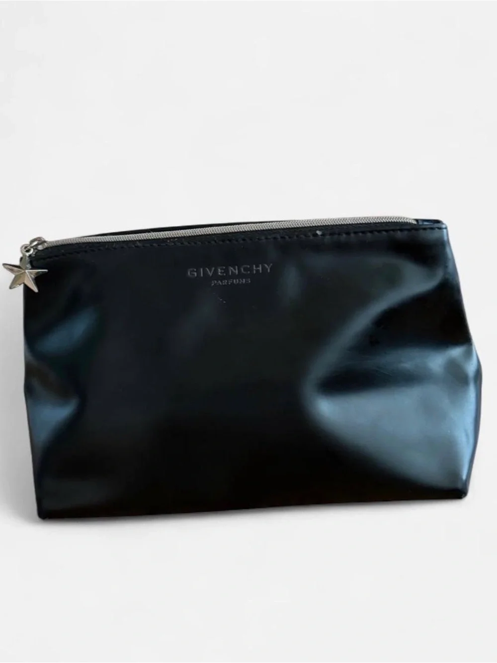 Givenchy Black Leather Star-Charm Toiletry Pouch